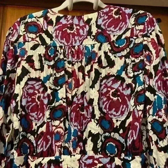 Ba&sh Giulia Wrap Minidress Multi Floral Design Size Medium New - Picture 8 of 9